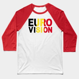 Eurovision - Belgium Baseball T-Shirt